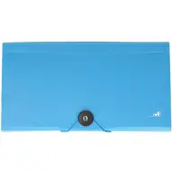 Spirit: American style albastru mapă pentru documente cu 12 compartimente