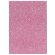 Spirit: Autoadeziv foaie burete spumă sclipici culoarea pink mărimea A4 1bc