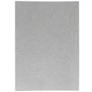 Spirit: Autoadeziv foaie burete spumă sclipici decorativ culoarea argintiu mărimea A4 1 bucată