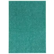 Spirit: Burete foaie decorativ sclipici culoarea verde deschis mărimea A4 1bc