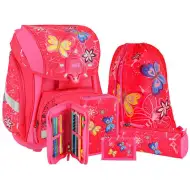 Spirit: Butterfly model, cu LED rucsac, ghiozdan 5 bucăți set