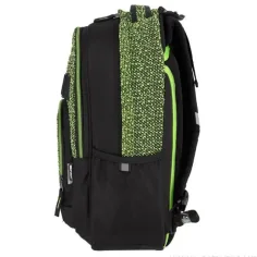 Spirit: Campus ghiozdan rotunjit verde-negru, rucsac 46x32x19cm imaginea 2
