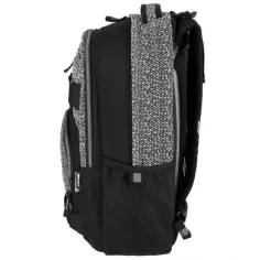 Spirit: Campus negru-alb rucsac, ghiozdan formă rotundă 46x32x19cm imaginea 3