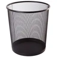 Spirit: Coș de gunoi negru cu plastă 12 litri