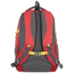 Spirit: Crew ghiozdan rosu, galben rotunjit, rucsac 48x31x20cm imaginea 2