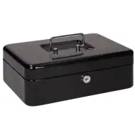 Spirit: dimensiune mică casetă de bani blocabilă culoarea neagră - CB320