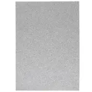 Spirit: Foaie decorativă sclipici burete culoarea argintiu A4 1bc