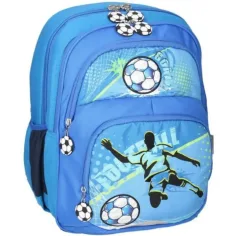 Spirit: Fotbal albastru rucsac, ghiozdan ergonomic imaginea 3