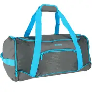 Spirit: Gym geantă de sport neon albastru-gri 20x51x23cm