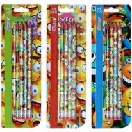 Spirit: Happy creion grafit cu radieră 4 bucăți set mai multe variante