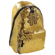 Spirit: Hashtag Gold glitter ghiozdan, rucsac 41x32x21cm
