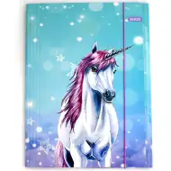 Spirit: Little Dream unicorn model mapă cu elastic mărimea A4