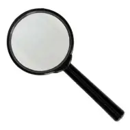 Spirit: lupă cu mâner din plastic 50mm obiectiv