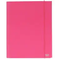 Spirit: mapă carton cu elastic culoarea roz A4 cu 30mm grosime
