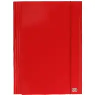 Spirit: mapa cu elastic din carton culoarea roșie A4 900g