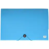 Spirit: mapă pentru documente A4 cu 12 compartimente albastru