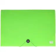 Spirit: mapă pentru documente A4 cu 12 compartimente neon verde