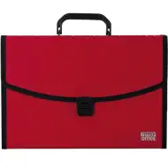 Spirit: mapă pentru documente culoarea roșie mărimea A4 cu 12 compartimente