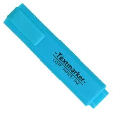 Spirit: Marker neon albastru cu vârf tăiat de 1-4mm