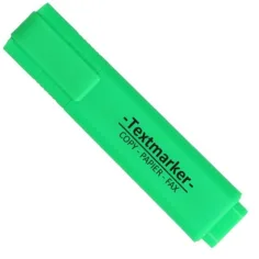 Spirit: Marker neon verde cu vârf tăiat de 1-4mm