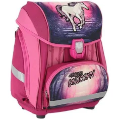 Spirit: Model 3D de unicorn magic set ghiozdan ergonomic din 5 piese cu iluminare LED 34x22x41cm imaginea 2