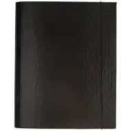 Spirit: negru mapă carton cu elastic A4 de 30mm grosime