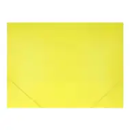 Spirit: Neon galben mapă cu elastic mărimea A4