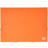 Spirit: Neon portocaliu mapă plastic pentru caiete cu elastic A4