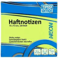 Spirit: Neon verde sticky notes Post-it 100file, 75x75mm