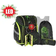 Spirit: Panther 3D model, cataramă LED rucsac, ghiozdan set 5 bucăți