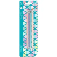 Spirit: Pastel culori triunghi HB creion grafit cu radieră 4 bucăți set