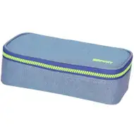 Spirit: penar oval culoarea jeans 23x10x5,5cm