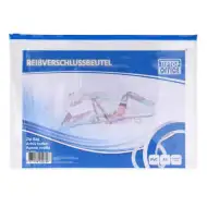 Spirit: pungă transparentă cu fermoar pentru documente A4