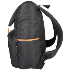 Spirit: Rucsac negru cu model și bretele bej 47x33x17cm imaginea 2