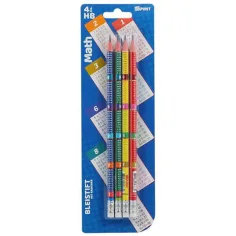 Spirit: Set de 4 creioane grafit cu radieră