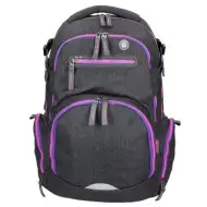 Spirit: Stinger ghiozdan rucsac ergonomic premium gri închis-mov 26x32x44cm