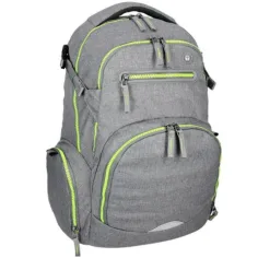 Spirit: Stinger gri argintiu premium ergonomic rucsac, ghiozdan imaginea 4