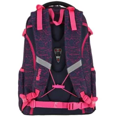 Spirit: Stringer pink geometrie model rucsac, ghiozdan formă rotundă imaginea 2