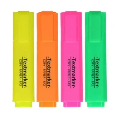 Spirit: Set de marker neon 4 bucăți cu vârf tăiat de 1-4mm imaginea 2