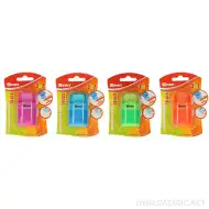 Spirit: Trios 3in1 2 gaură ascuțitoare și radieră mai multe culori 1bc pachet