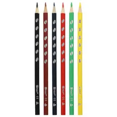Spirit: Triunghi Classic creioane colorate 6 bucăți imaginea 2