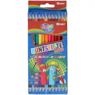 Spirit: Triunghi creioane colorate două vârfuri 12 bucăți set