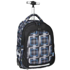 Spirit: Trolley negru albastru rucsac ghiozdan imaginea 2