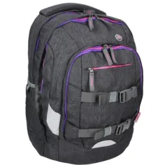 Spirit: Urban negru-mov rucsac, ghiozdan ergonomic imaginea 2