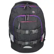Spirit: Urban negru-mov rucsac, ghiozdan ergonomic