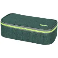 Spirit: Verde deschis și închis penar oval 23x10cm