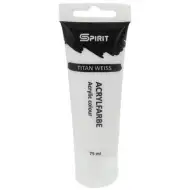 Spirit: vopsea acrilică culoarea albă 75ml
