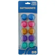 Spirit: White Board magnet colorat 30mm 10 bucăți set