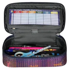 Spirit:My Bag penar oval mov 23x10cm imaginea 3
