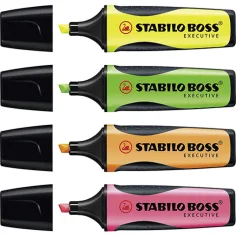 Stabilo: BOSS Executive textliner diferite culori 4 bucăți set imaginea 2